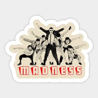 madness visual art Sticker